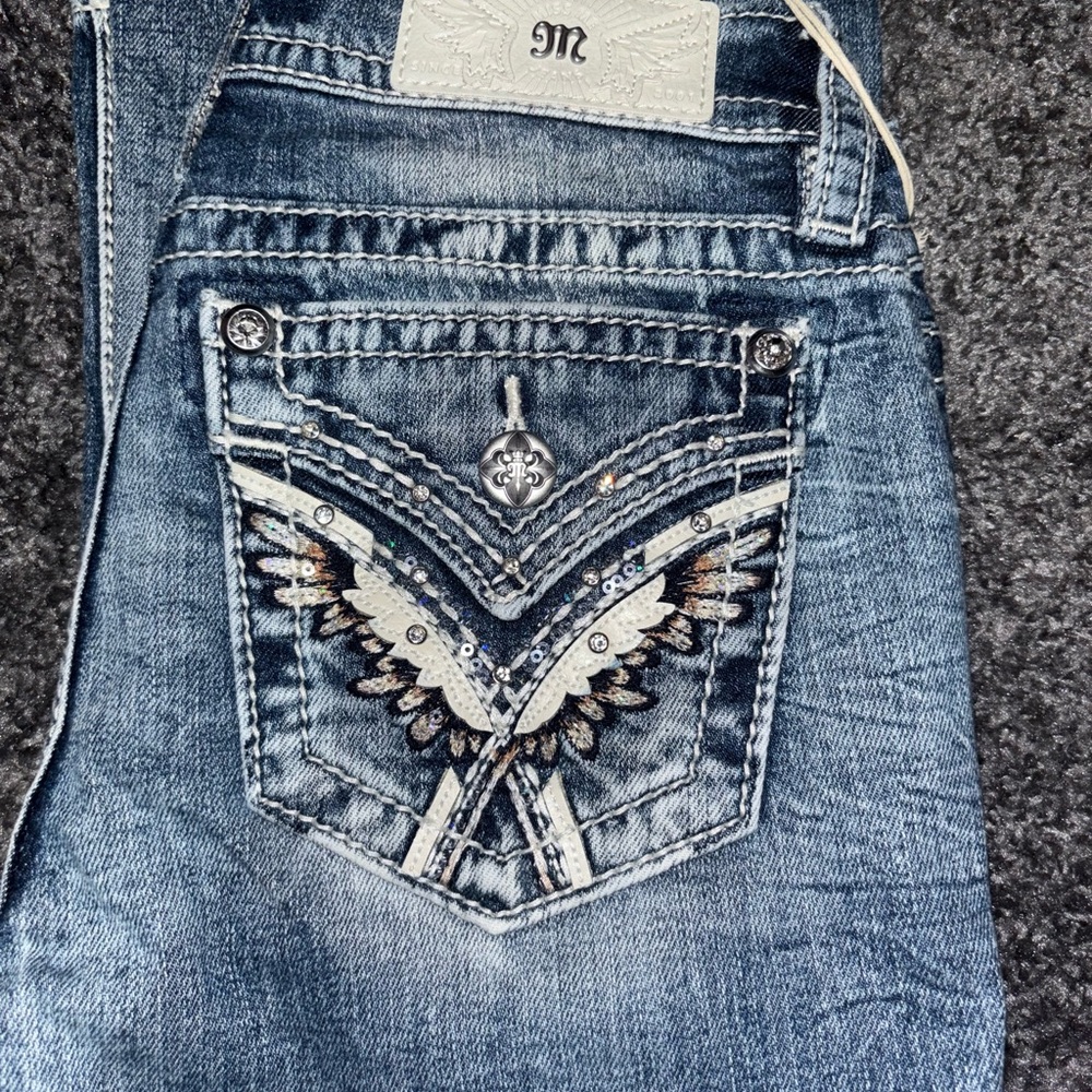 Miss Me Blue Boot Cut Jeans
